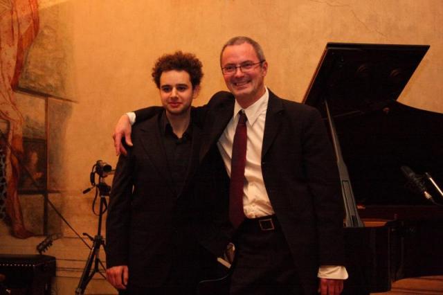 Gesualdo Coggi con Milan Purnoch, Direttore del Conservatorio “Jaroslav Jezek” di Praga